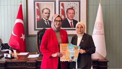 Kaleminden dökülen satırlarla çocukların dünyasına ışık tutuyor: Eğitimci yazar Döndü Nur Temiz'den anlamlı ziyaret