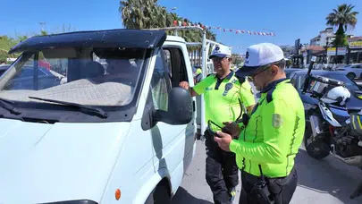 Aydın yollarında sıkı denetim: Binlerce sürücüye ceza kesildi, yüzlerce araç trafikten men edildi