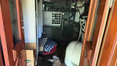 Küçükçetmi’de korkutan yangın: Alevlerin arasında can verdiler