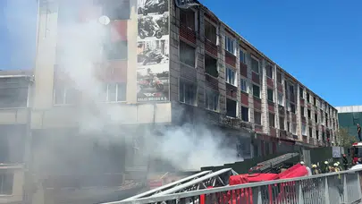 Küçükçekmece’de korkutan alevler: E-5 trafiği durma noktasına geldi