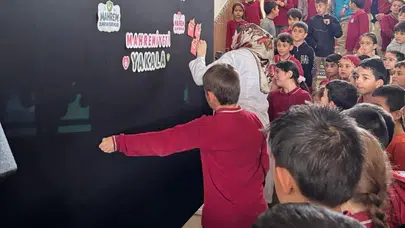 Aydıntepe’de miniklerden anlamlı ders: Hem doğayı keşfettiler hem sınırlarını öğrendiler