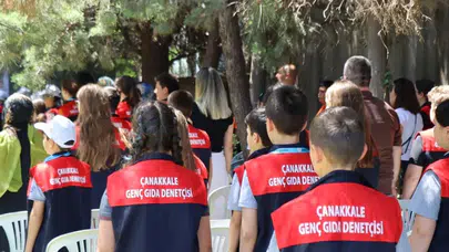 Mutfaktaki gizli kahramanlar sahneye çıktı: Çanakkale’de 94 öğrenci gıda denetçisi oldu