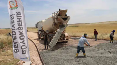 Şanlıurfa’da ulaşım seferberliği: Üç ilçeyi birbirine bağlayan dev güzergahta beton dönem başladı