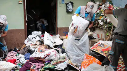 Denizli’de mahalleliyi isyan ettiren kokuya son: İki evden çıkanlar şaşkına çevirdi