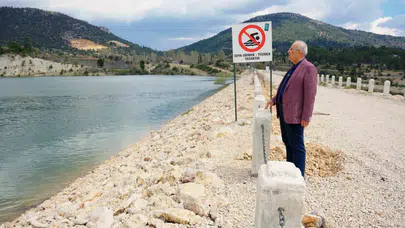 Çameli’de bereketli günler: İmamlar Göledi tarihinde ilk kez taştı