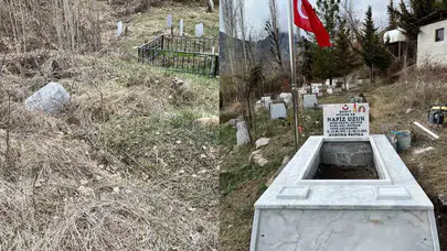 Artvin’de vefa nöbeti: Aziz şehitlerin kabirleri titizlikle yenilendi