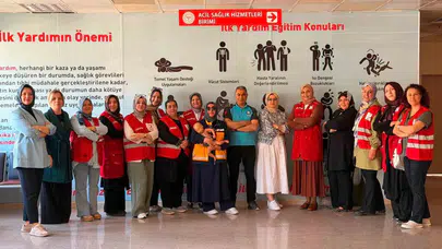 Saniyeler hayat kurtarıyor: Kızılay personeline kritik müdahale eğitimi