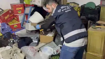 Samsun’da kaçakçılara geçit yok: İş yerinden cephanelik çıktı