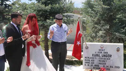 Düğün konvoyunu şehitliğe çevirdi: İsmini taşıdığı amcasını en özel gününde yalnız bırakmadı
