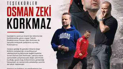 Vanspor'da sürpriz ayrılık: Osman Zeki Korkmaz dönemi resmen sona erdi