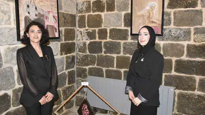 Tarihi Hazo Hanı’nda hüzünlü veda: Babasının kokusu sanata dönüştü