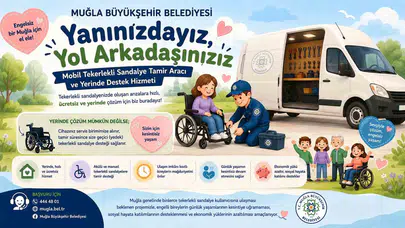 Muğla’da hayatı kolaylaştıran dokunuş: Arıza yapan sandalyeler artık yolda kalmayacak