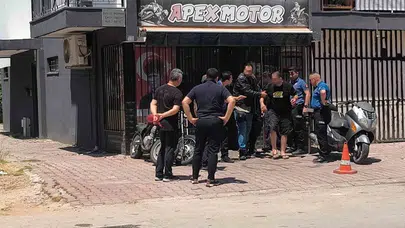 Antalya'da korku dolu anlar: İş yerini ateşe vermekle tehdit etti