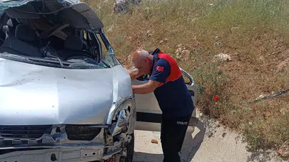 Besni yolunda acı bilanço: Kontrolden çıkan araç takla attı