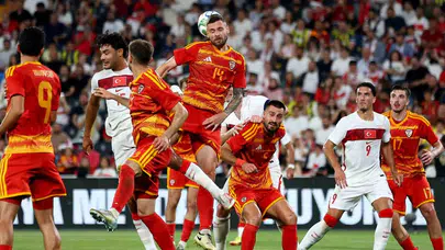 Ay-yıldızlılar fırtına gibi başladı: Kuzey Makedonya karşısında ilk yarıda skor avantajı bizde