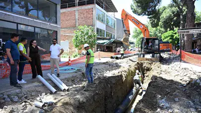 Salihli’nin ticaret merkezi şantiyeye döndü: Sevgi Yolu’nda büyük dönüşüm başladı