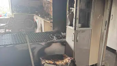 Samandağ’da korku dolu anlar: İtfaiye ekipleri faciayı önledi
