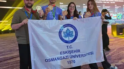 Genç mühendislerden dev başarı: Çin’den madalyayla döndüler