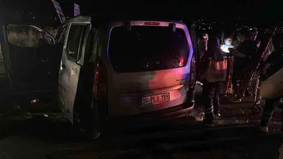 Manisa'da gece yarısı dehşeti: Şarampole uçan traktörden sağ çıktılar