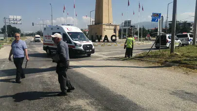 Yalvaç’ta sabah trafiğinde korkutan kaza: Kavşakta can pazarı yaşandı