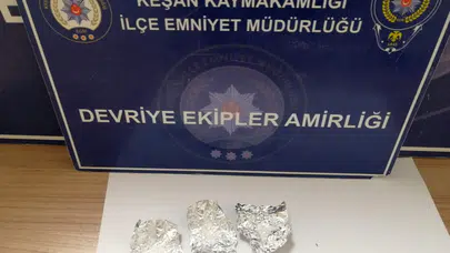 Keşan sokaklarında şüpheli hareketler polisin gözünden kaçmadı: Üzerinden zehir çıktı