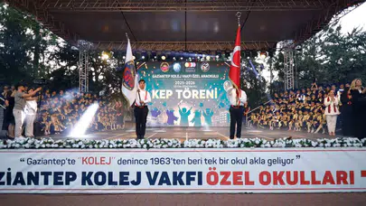 Gaziantep’te miniklerin büyük gururu: İlk mezuniyet heyecanı sahnede yaşandı