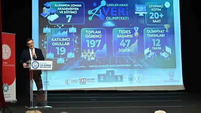 Geleceğin veri mimarları Bursa’da sahneye çıktı: Olimpiyat şampiyonları belli oldu
