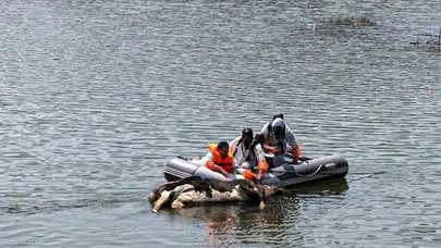 Boğazköy Barajı’nda korkutan manzara: Ekipler seferber oldu