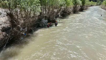 Kaza yerinden Kelkit Çayı’na uzanan acı dolu bekleyiş: 16 yaşındaki E.N.H.’den 24 gündür haber yok