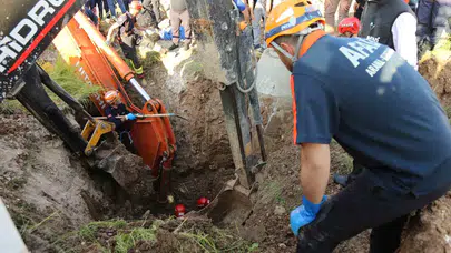 Kastamonu'da korku dolu saatler: 5 metrelik toprak yığınına gömülen işçi için zamana karşı yarış