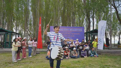 Minik eller toprağa dokundu, Yakutiye’de çevre bilinci oyunla yeşerdi