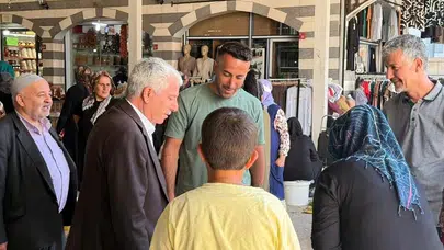 Çermik’te mesai pazarda başladı: Başkan Karamehmetoğlu halkın nabzını tuttu