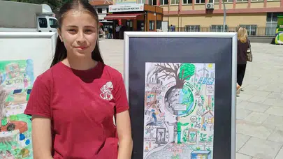 Afyonkarahisar’da çevre seferberliği: Gelecek nesillerin fırçasından doğa mesajı