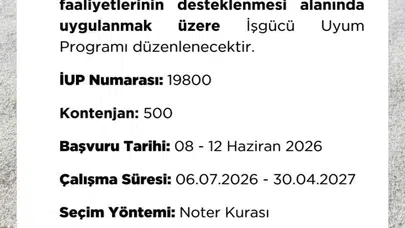 Niğde’de kamu kapıları aralandı: 500 kişiye 10 aylık iş imkanı