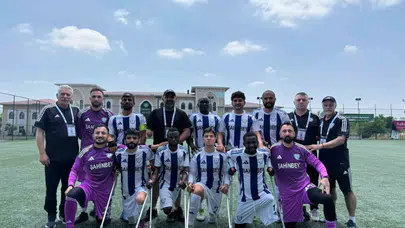 Zirveye ambargo koydular: Şahinbey Ampute Futbol Takımı şampiyonluk kupasına uzandı