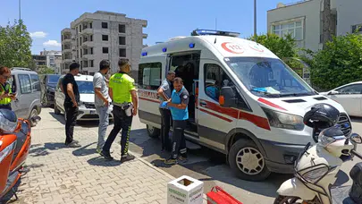 Adıyaman’da yürekleri ağza getiren kaza: Motosikletli iki genç hastanelik oldu