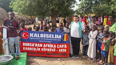 50 derecelik sıcakta insanlık dersi: Çad’daki yetimlerin umudu Bursa’dan gitti