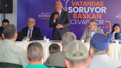 Meram’da doğrudan demokrasi rüzgarı: Başkan Kavuş mahalleliyle yüz yüze buluştu