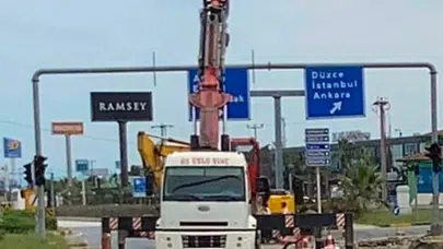 Akçakoca'da sürücülere kritik uyarı: Sapak mevkiinde rota yeniden belirlendi