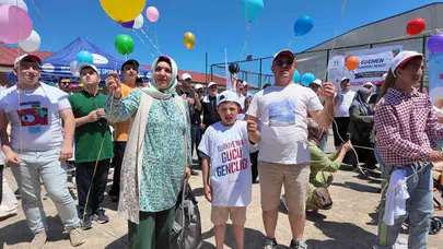 Lösemiyi yendi, gökyüzünü umutla donattı: 9 yaşındaki Egemen için dev şenlik