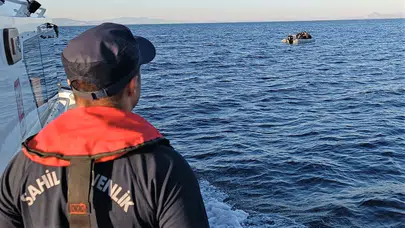 Didim açıklarında nefes kesen operasyon: Ölümden döndüler