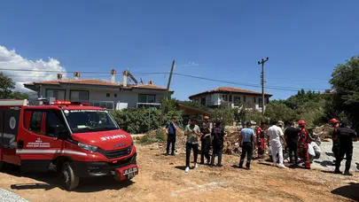 Menteşe'de korku dolu anlar: Göçük altında kalan işçi saniyelerle yarışan operasyonla kurtarıldı