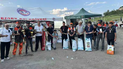 Hedef tam isabet: Emet’te avcılar dostluk için buluştu