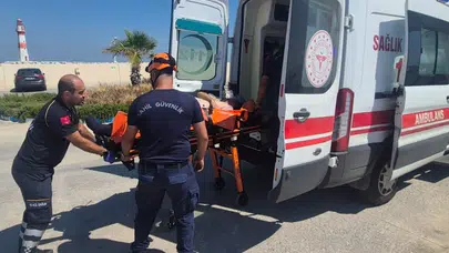 Deniz ortasında acil durum: Didim açıklarında nefes kesen operasyon