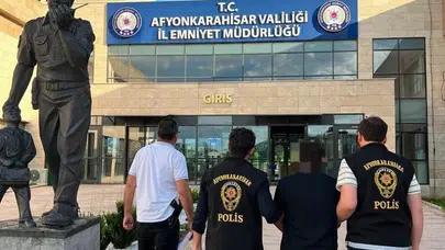 Afyonkarahisar’da adaletten kaçış sona erdi: 10 yılı aşkın hapis cezası bulunan firari yakayı ele verdi