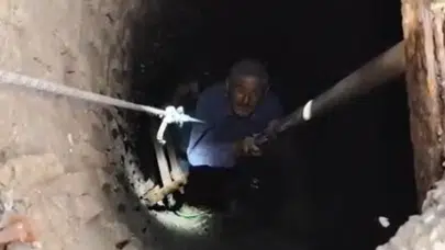 Batman'da korku dolu anlar: Kuyuya düşen vatandaşın imdadına itfaiye yetişti