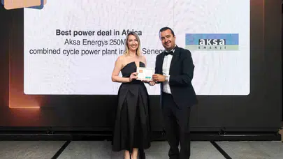 Sınırları aşan enerji yatırımları ödülle taçlandı: Aksa Enerji küresel finans dünyasının zirvesinde