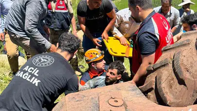Siirt’te korkunç kaza: Direksiyon hakimiyetini kaybeden genç sürücü traktörün altında kaldı