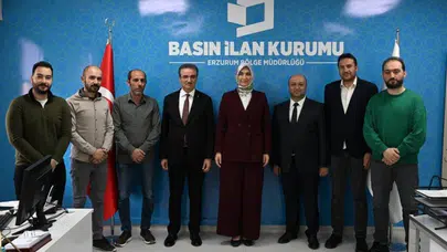 Erzurum’da yerel basına tam destek mesajı: Bakan Yardımcısı Yiğitbaşı’ndan kritik ziyaret