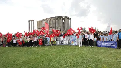 Antik kentin gölgesinde büyük buluşma: Aizanoi’de spor rüzgarı esti